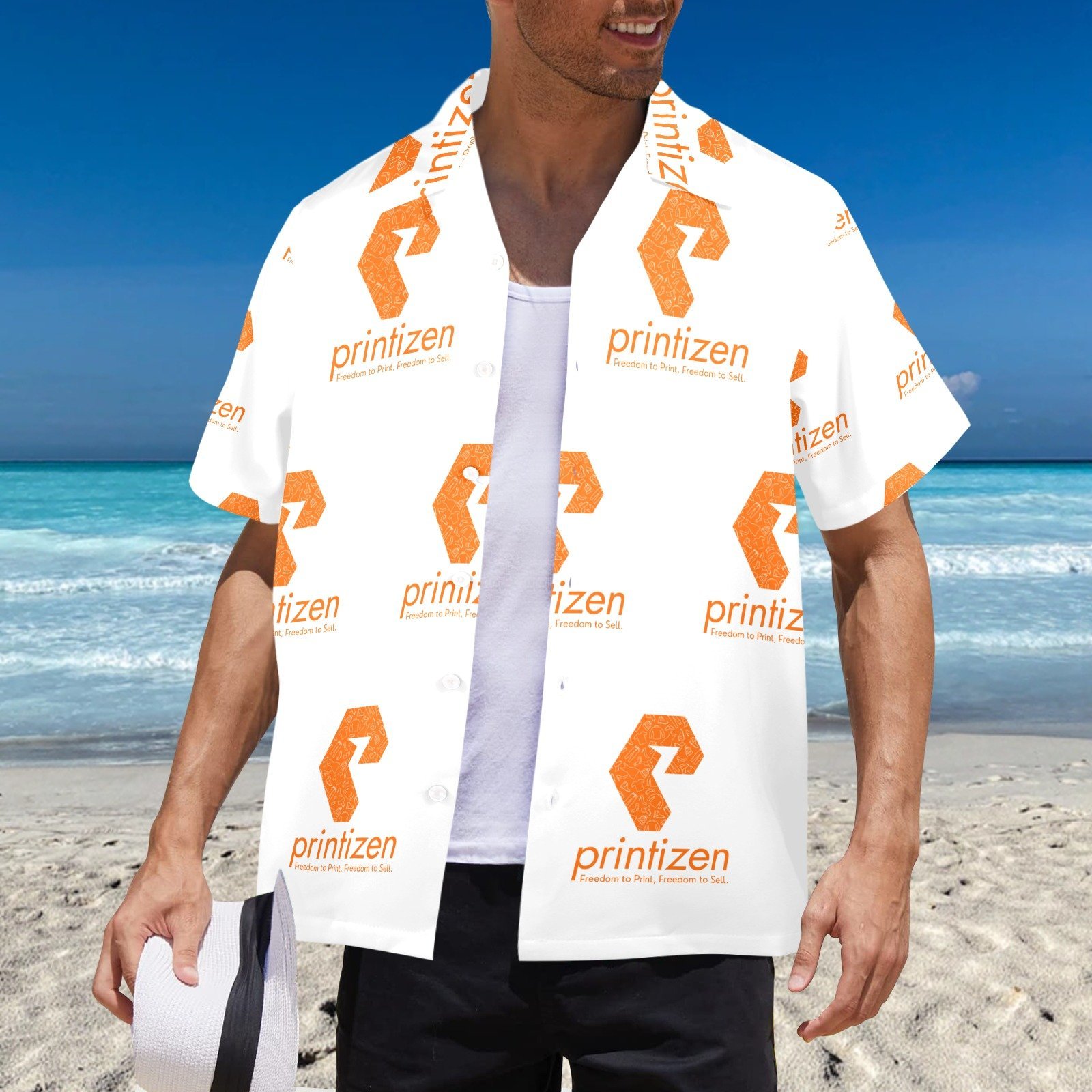 Unisex AOP Hawaiian Shirt (Demo) - Image 3