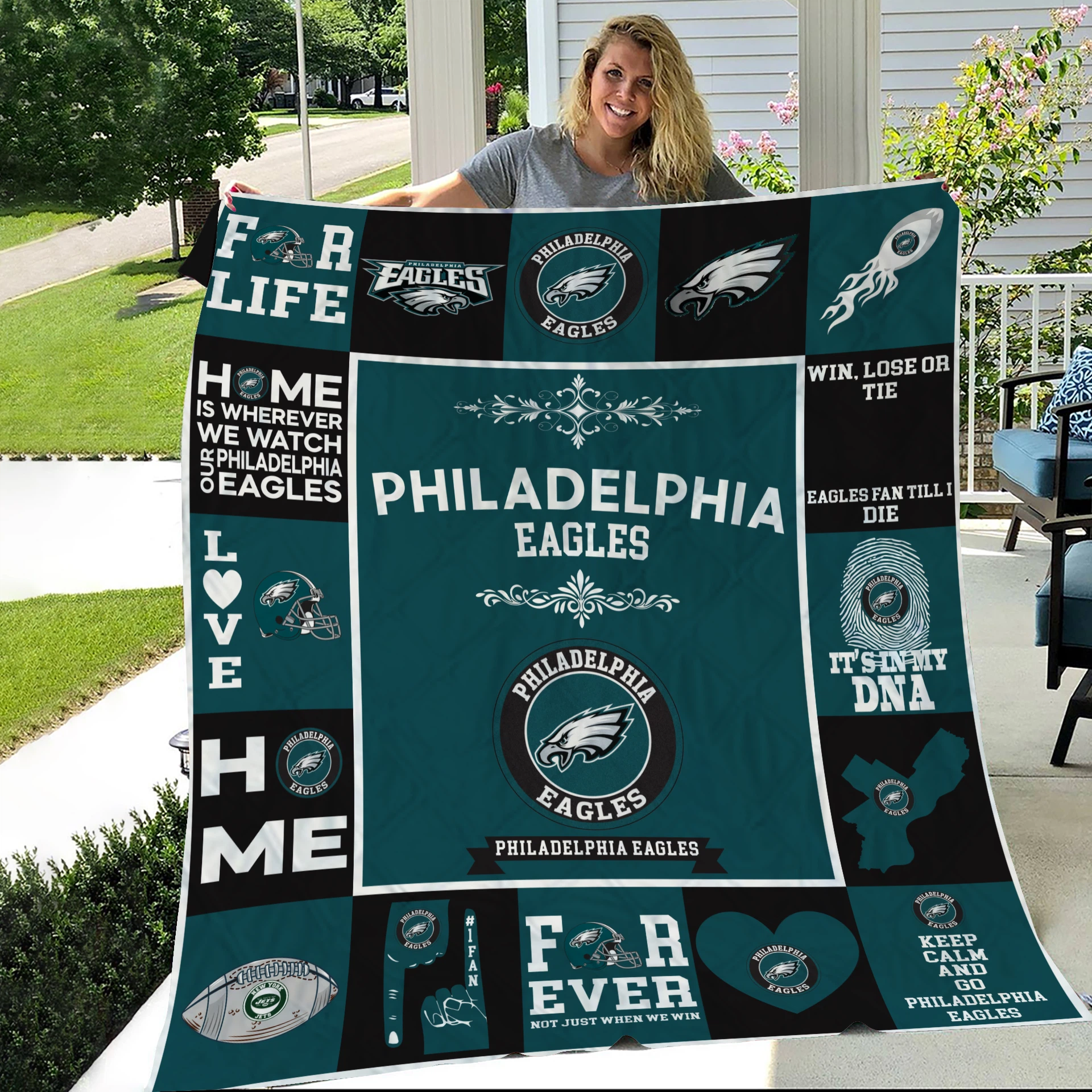 Philadelphia Eagles Fan Pride Quilt Blanket