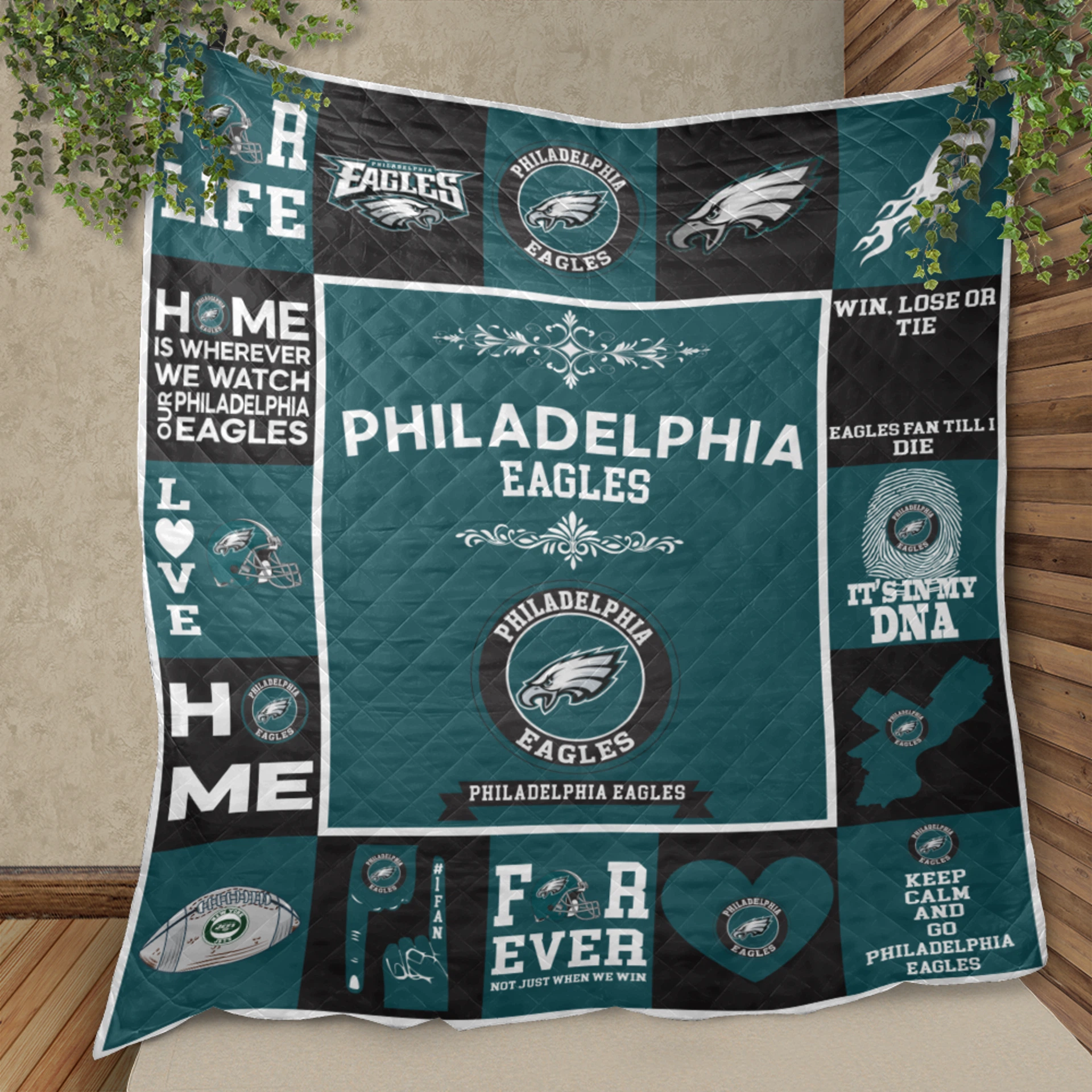 Philadelphia Eagles Fan Pride Quilt Blanket - Image 2