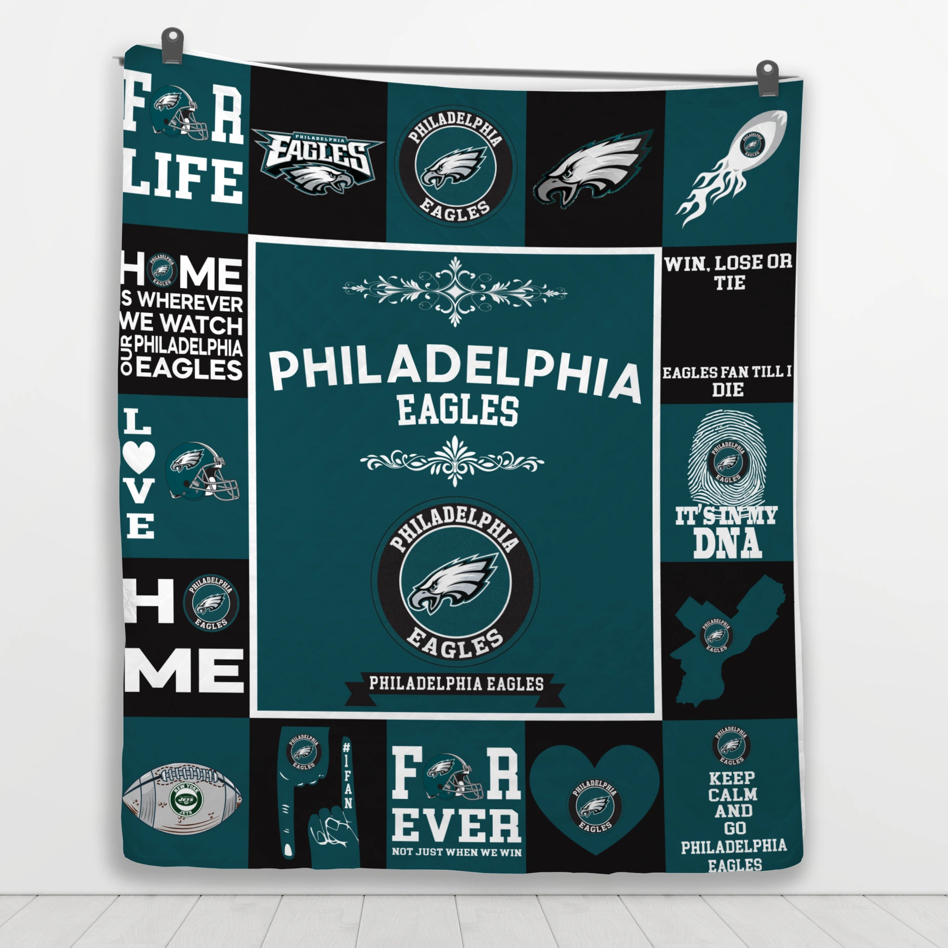 Philadelphia Eagles Fan Pride Quilt Blanket - Image 4